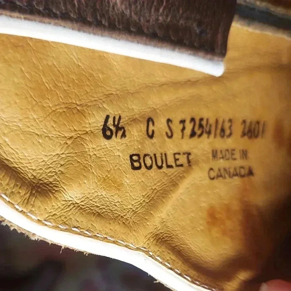 Boulet Snip-Toe Leather Floral Embroidered Western Boot - Picture 7 of 9